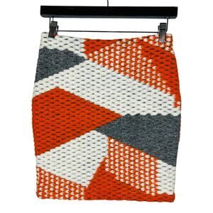 Masked Queen Crochet Skirt Pencil Casual Retro Carpet Costume - 00